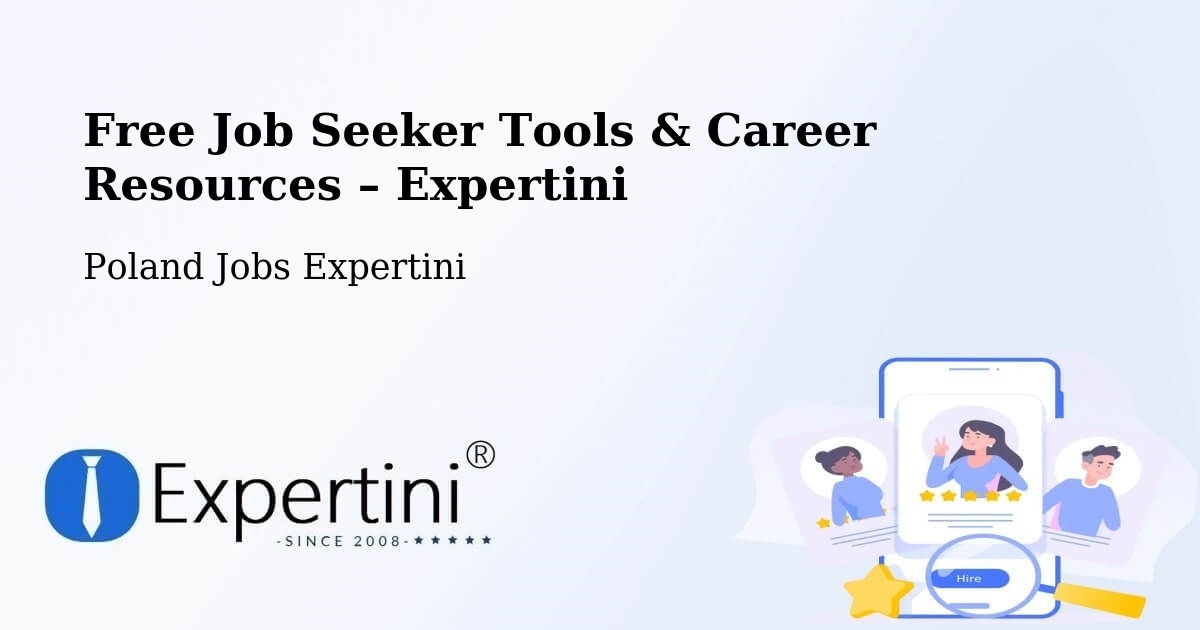 Free Job Seeker Tools & Career Resources – Tychy - Tychy, Poland Jobs Expertini